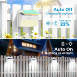 Peasur 1 Pack Solar Motion Lights Outdoor, Solar Security Light with 3 Modes, IP65 Waterproof Flood Lights Outside | Lumora