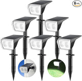 Consciot Solar Spot Lights Outdoor Waterproof, 24 LED Dusk-to-Dawn Solar Outdoor Lights, 2 in 1 Adjustable Wall | Lumora