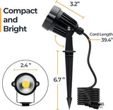SHOYO Yard Spot Lights, Outdoor Spotlights Warm White 3000K Waterproof COB LED Landscape Lights Uplights with | Lumora