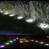 20 Lumens Colorized Solar Ground Lights,Solar Pool Lights with Mutiple Color Functions for Pool Area, Pathway | Lumora