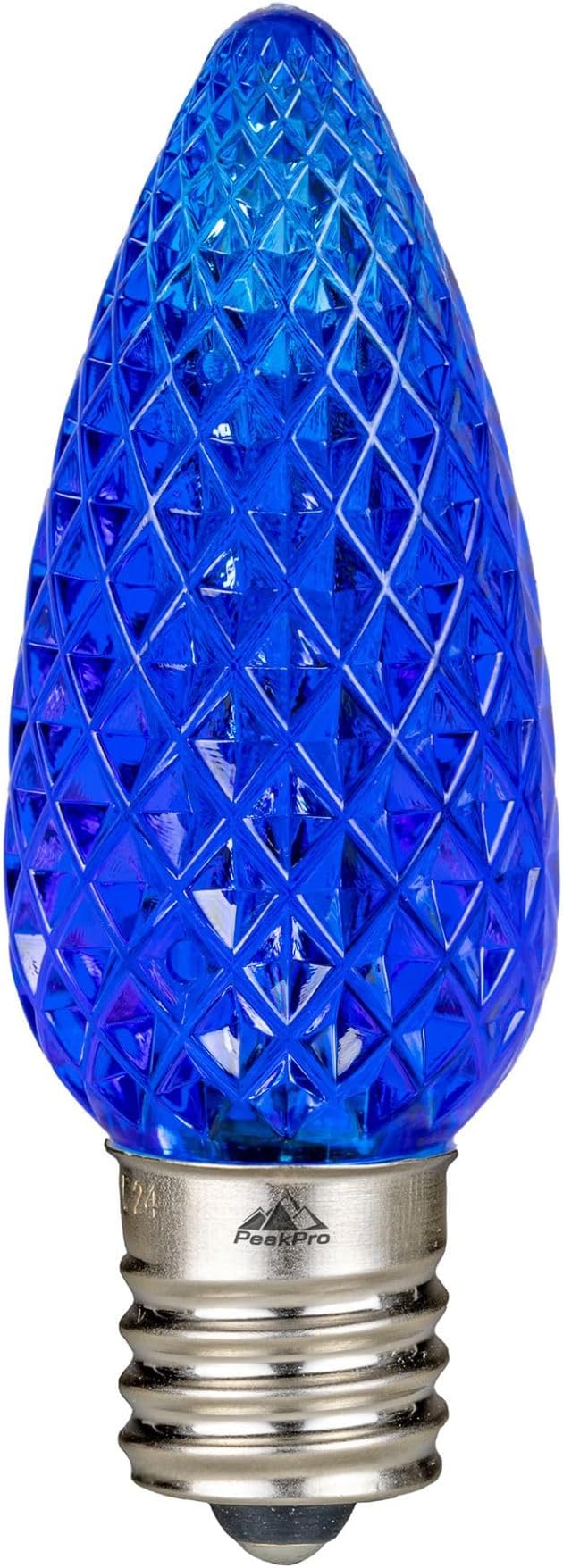 Novelty Lights 25PK C9 LED Faceted Ultra Bright Dimmable Outdoor Christmas Light Replacement Bulbs, LED Replacement | Lumora