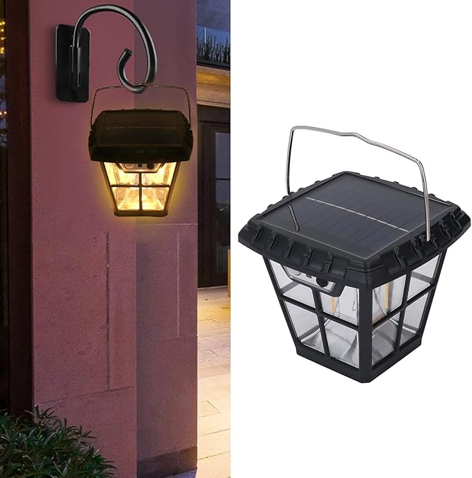 JEOZBM Solar Pathway Lights Decorative, Motion Sensor Solar Landscape Lights, 4 Mode Solar Garden Lights for Lawn Patio Backyard