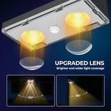 Solar Fence Lights Outdoor 12 Pack – IP65 Waterproof Wireless Solar Deck Lights with 9 Color Modes, 80 Lumen Bright | Lumora