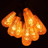 Hometown Evolution, Inc. Gold Outdoor Patio String Lights (10 ft, ST40 Bulbs - Black Wire) | Lumora