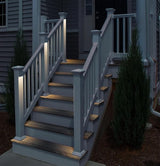 GKOLED Low Voltage LED Wedge Deck Rail Light, Landscape Railing Post Fence Accent Lighting, 12V AC/DC 2W 2700K | Lumora