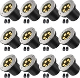 JESLED Low Voltage Landscape Lights, 6W LED Well Lights IP67 Waterproof, 3000K Warm - Outdoor Lighting Accessory | Lumora