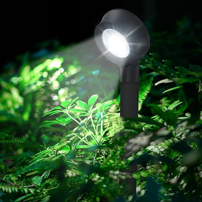Solar Pathway Lights Outdoor, Brightest 300 lm 32 led Solar Garden Lights, Bright & Warm White LED Options | Lumora