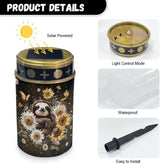 Sloth Sunflower Solar Light Outdoor Decor,Solar Powered Stakes Decorative Memorial Lights Garden Yard Lawn Pathway | Lumora