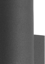 Progress Lighting Z-1030 LED Collection 1-Light Clear Glass Modern Outdoor Small Wall Lantern Light Textured Black | Lumora