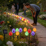 10 Easter Bunny Lamps, Solar-Powered Easter Lamps, 3.5m Holiday Lighted Decoration with Stakes | EasterEgg String | Lumora