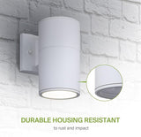 ASD 1 Light Outdoor Wall Light Fixture | 60W E26 Bulb Socket 120V ETL Cylinder Up Down Lights | | Lumora