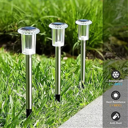 Solar Pathway Lights Outdoor – Waterproof Warm White LED Landscape Lighting for Yard, Garden, Driveway, Walkway, Patio, Lawn, Path (10)