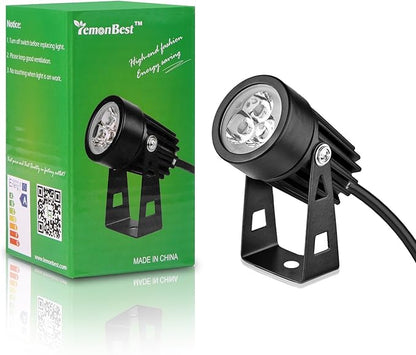 LemonBest Landscape Spotlights Warm White + Cool White