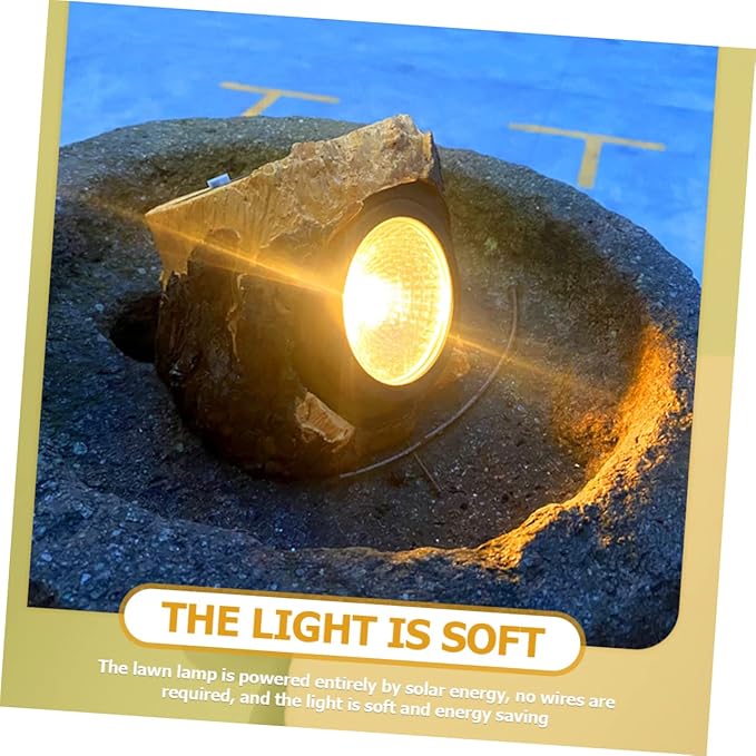 Solar Outdoor Light Simulated Tree Stump Solar Pathway Light Waterproof Garden Decoration 1-Pack for Walkways and Patios