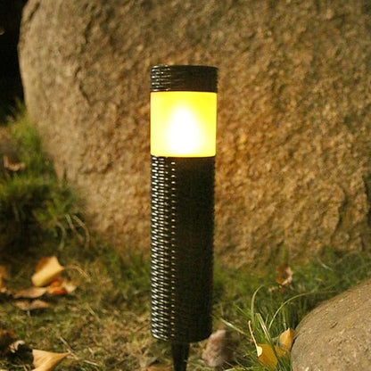 NUOBESTY Solar Pathway LED Stake Lights Waterproof Solar Powered Outdoor Garden Lawn Landscape Lighting Auto On/Off for Yard and Patio Warm White