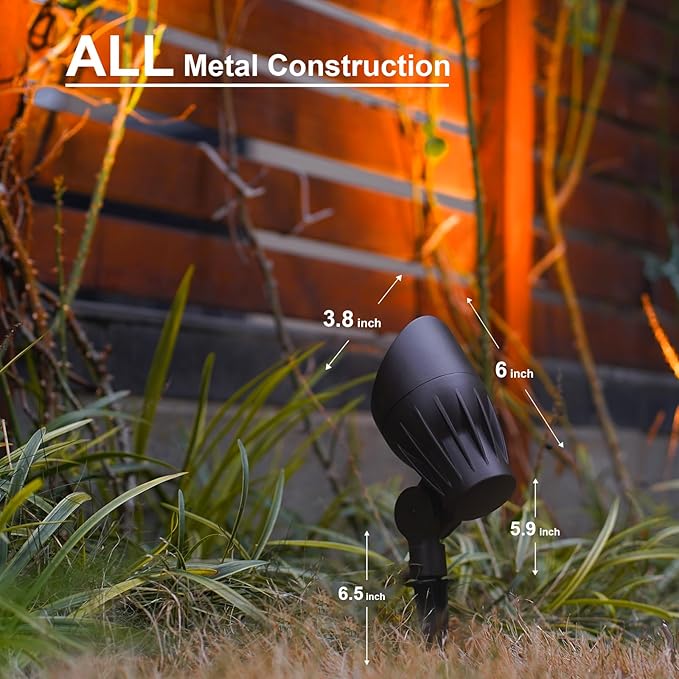 GOODSMANN Low Voltage Landscape Flood Lights 5W LED 1PK Outdoor Spotlight 2700K Warm White Replaceable LED Bulb | Lumora
