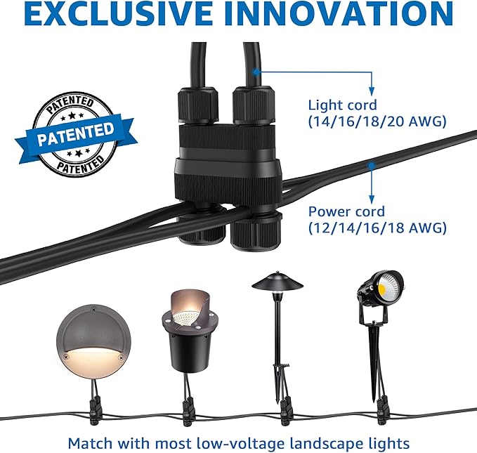 SUNVIE 12 Pack Low Voltage Deck Lights 5W LED Landscape Step Stair Lights Outdoor with Fastlock2 Wire Connector | Lumora