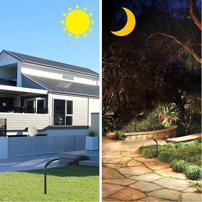 4 Pack Solar Pathway Lights Outdoor IP65 Waterproof Solar Lights Solar Yard Lights for Garden Patio Yard Landscape Pathway Lawn