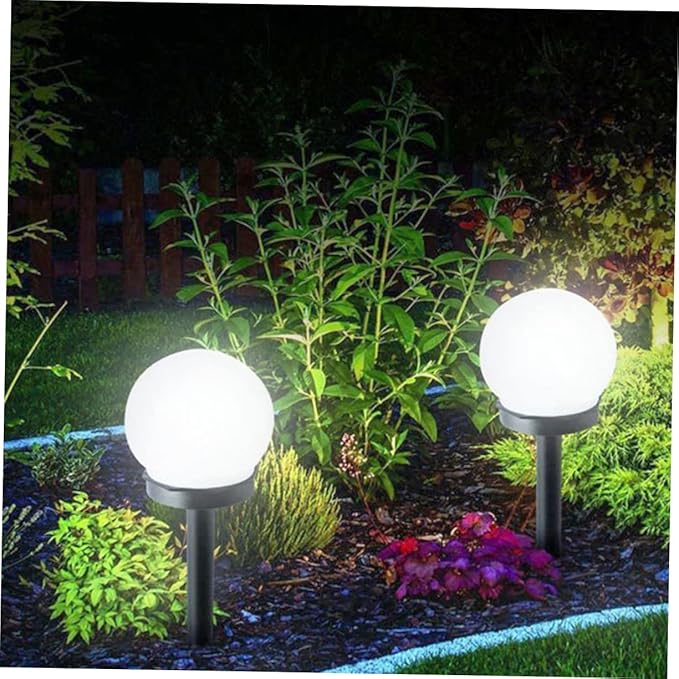 Outdoor Solar Globe Lights Ball Lamp for Garden Led Solar Pathway Lights Weatherproof Easy Installation