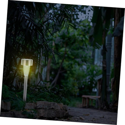 ARTIBETTER Solar Garden Stake Lamp Waterproof Solar Outdoor Light for Yard Lawn Patio 10-Piece Set Adjustable Height and Design