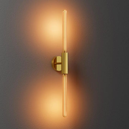 ALAMPEVER Wall Sconce with T10 Bulbs, Modern Bathroom Wall Sconces, Clean Lines Design, Dimmable Wall Light for Bedroom, Living Room, Hallway, Entryway, Café, and Bar