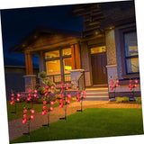 VICASKY 3pcs Solar Powered Shape Led Garden Stake Light for Outdoor Walkway Ground Decorative Lamp for Courtyard | Lumora