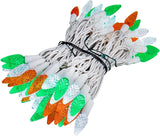 ‎‎‎Novelty Lights 24FT 70 LED C6 LED St. Patrick's Day String Lights, Outdoor Christmas Tree Commercial Grade LED | Lumora