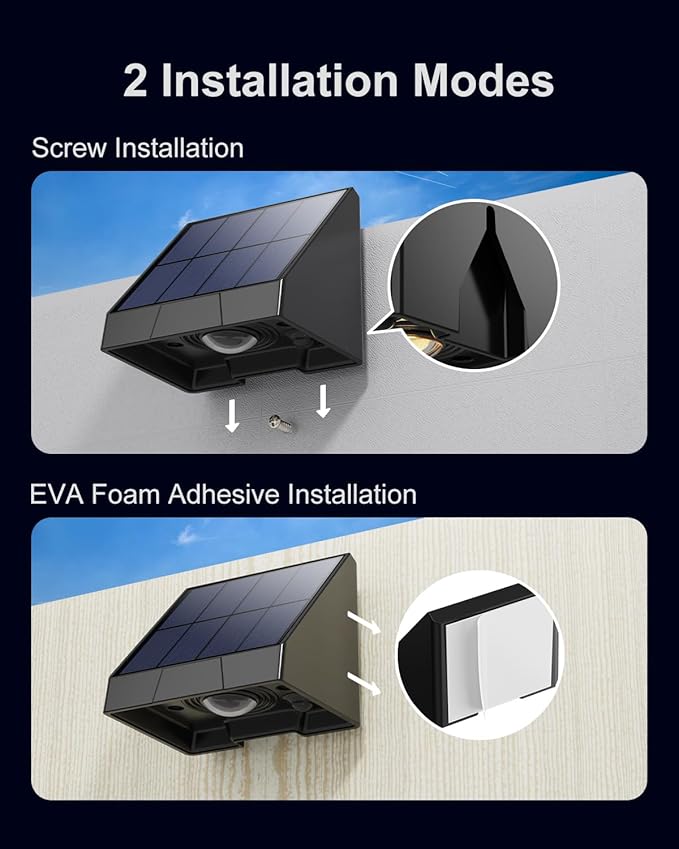 12 Pack Color Changing Solar Powered Fence Light Outdoor Decoration LED Waterproof Landscape Sconce for Exterior | Lumora