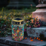 Floral-Cross Outdoor Solar Pathway Lights,Warm White Lantern Garden Lights Solar Powered Walkway Lights Waterproof | Lumora