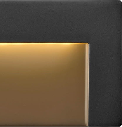 Hinkley Taper Deck Sconce Horizontal, Low Voltage Satin Black