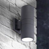 ASD 2 Light Dusk to Dawn Outdoor Wall Light Fixture | 120W E26 Bulb Socket 120V ETL Cylinder Up Down Lights | | Lumora