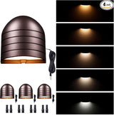Low Voltage Landscape Deck Lights - Oil-Rubbed Bronze 12V Deck Lights LED Outdoor, Warm White & Cool White | Lumora