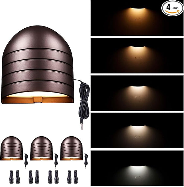 Low Voltage Landscape Deck Lights - Oil-Rubbed Bronze 12V Deck Lights LED Outdoor, Warm White & Cool White | Lumora