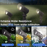LED Landscape Lights with Connectors, 12V Low Voltage, Warm White 3000k, 4W, 175LM, Outdoor Waterproof Garden | Lumora