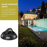 Luxshiny 4pcs Outdoor Energy-Powered In-ground Lights with Rotatable Side Glow, White and Colored Plastic Lawn | Lumora