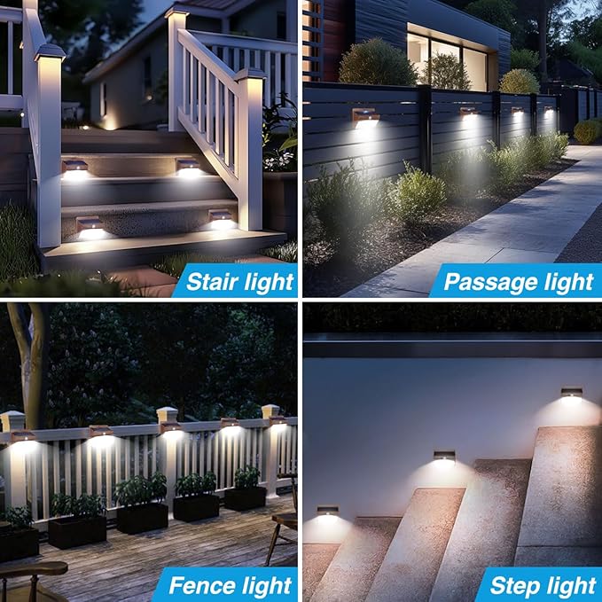 Peasur 16 Packs Solar Outdoor Lights Motion Sensor Solar Security Light Waterproof with 3 Lighting Modes Solar | Lumora