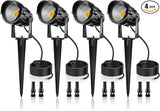 12W Low Voltage LED Landscape Lights - 12V Super Warm White Spotlight Landscape Lighting, IP65 Waterproof Christmas | Lumora