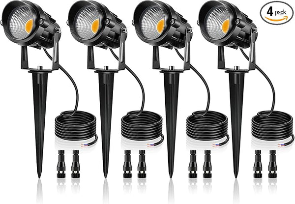 12W Low Voltage LED Landscape Lights - 12V Super Warm White Spotlight Landscape Lighting, IP65 Waterproof Christmas | Lumora