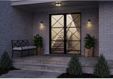 Progress Lighting Weldon Collection 1-Light Clear Seeded Glass Farmhouse Outdoor Small Wall Lantern Light Textured | Lumora