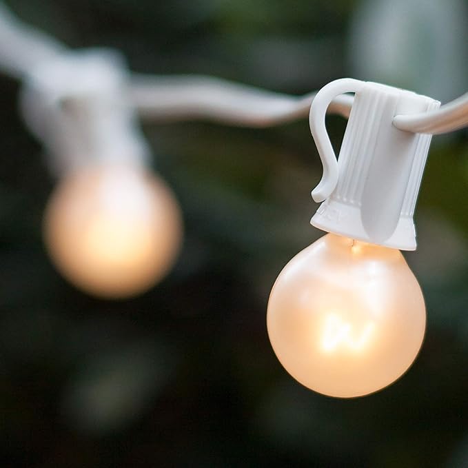 C7/E12 Light Stringer, E12 Sockets, 12” Socket Spacing, Outdoor String Light Patio Stringer Christmas Lights | Lumora
