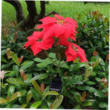 jojofuny 2pcs Solar Christmas Flower Ground Insert Lights Led Decorative Garden Lighting for Outdoor Spaces | Lumora