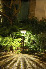 2 in 1 Solar Pathway Lights, Solar Shadow Lights Outdoor Warm White Waterproof Stainless Steel Automatic Solar | Lumora