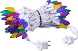 Novelty Lights 24FT 70 LED C6 Christmas String Lights, Outdoor Commercial Grade Tree Decorations, Permanent LED | Lumora
