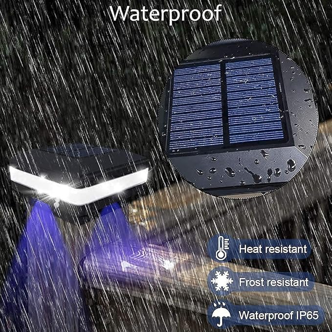 Sumaote Solar Post Cap Light, Outdoor Waterproof LED Solar Post Light Fits 4x4 5x5 6x6 Wooden Posts Fence Lights | Lumora