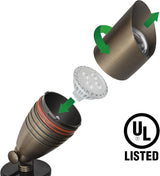 GKOLED UL Listed Solid Brass Landscape Spotlight, Low Voltage Outdoor Directional Uplight, with 5W MR16 LED Bulb & | Lumora