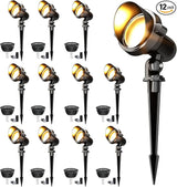 LED Landscape spotlights Yard: 10W MR16 Low Voltage Landscape Lights 12-24V 3000K Warm White - Outdoor Garden | Lumora