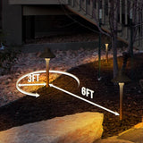 GKOLED Solid Brass Landscape Path Lights (5" Shade, 20" Tall), Low Voltage LED 3W 12-24V China Hat Path Lighting | Lumora