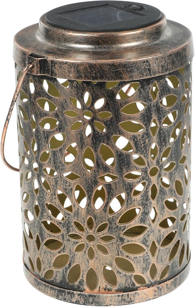 1pc Solar Claws Projection Lamp Hollowed Out Pattern Outdoor Light with Handle for Garden Solar Landscape Lantern | Lumora
