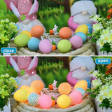 Egg Easter Lights Decorations, 10 Lights 8.5FT Multi Color Lights White Wire Pastel String Lights for Easter | Lumora