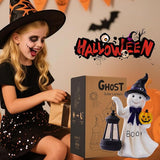 Halloween Decoration Ghost Solar Statue Outdoor - Cute Halloween Decor for Garden Home Patio Balcony : Unique Gifts | Lumora